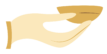 Logo Hona Zen - illustration d'une main tenant un bol du bout des doigts